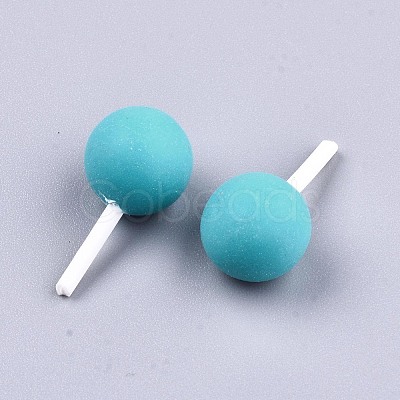 Handmade Polymer Clay 3D Lollipop Beads CLAY-T016-82B-1