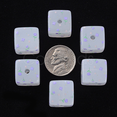 Printed Acrylic Beads MACR-S374-11C-05-1