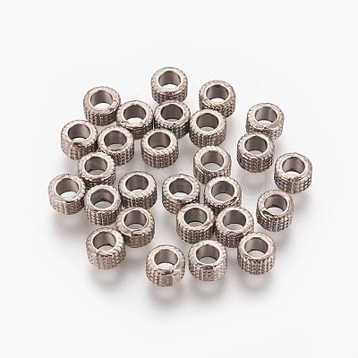 Tibetan Style Alloy Spacer Beads X-K08PT051-1