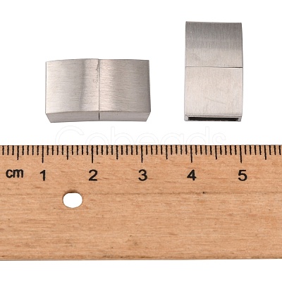 Non-Tarnish 316 Surgical Stainless Steel Bayonet Clasps STAS-G241-21P-1