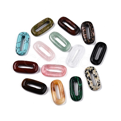Natural & Synthetic Mixed Stone Pendants G-N344-34-1