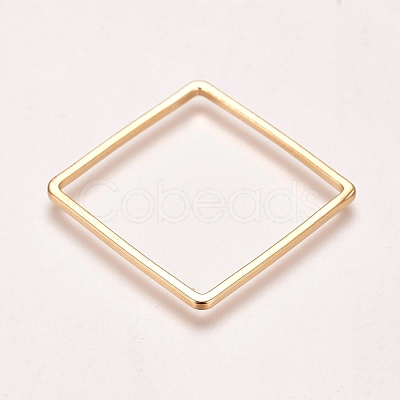 Brass Linking Rings KK-WH0033-37G-1