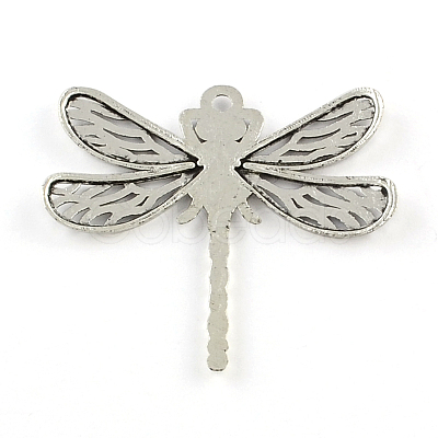 Tibetan Style Zinc Alloy Pendant Rhinestone & Tray Settings TIBEP-R334-066AS-RS-1