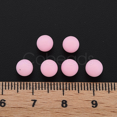 Opaque Acrylic Beads PAB702Y-B01-02-1