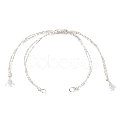 Polyester Cord Braided Bracelet Making AJEW-JB01377-1