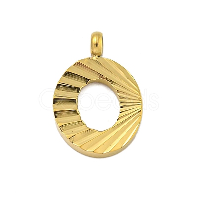 Ion Plating(IP) 304 Stainless Steel Charms STAS-G345-01G-O-1