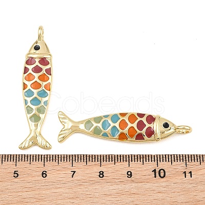 Brass Enamel Pendants KK-CBA3297-05C-G05-1