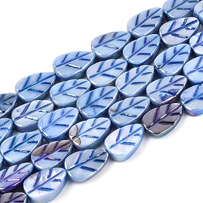 Natural Freshwater Shell Carved Beads Strands SHEL-N038-25A-1