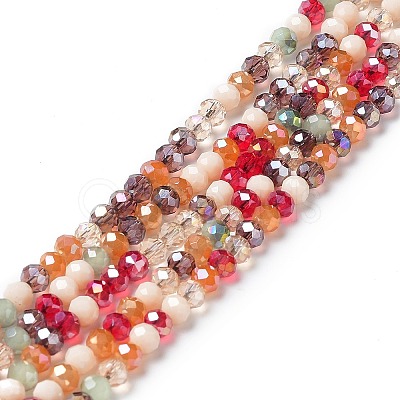 Glass Beads Strands X-EGLA-A034-M4mm-05-1