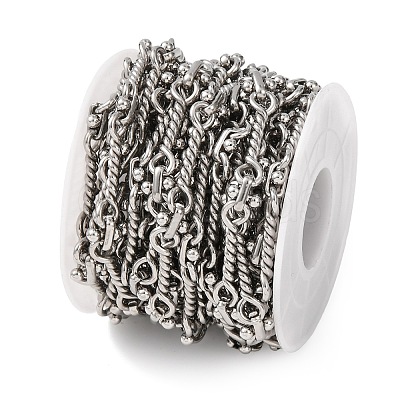 304 Stainless Steel Twist Link Chains CHS-A021-03P-1