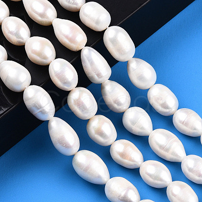 Natural Cultured Freshwater Pearl Beads Strands PEAR-N012-10B-1