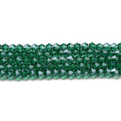 Transparent Electroplate Glass Beads Strands EGLA-A039-T4mm-A10-1
