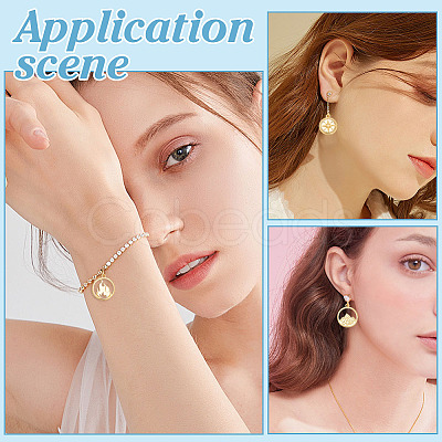 12Pcs 6 Styles Brass Pendants KK-AR0004-68-1