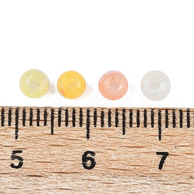 Mixed Color Imitation Cat Eye Glass Round Seed Beads SEED-NH0003-01A-03-1