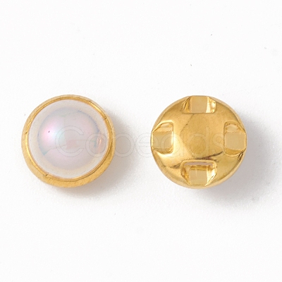 ABS Imitation Pearl Buttons DIY-B063-02A-1