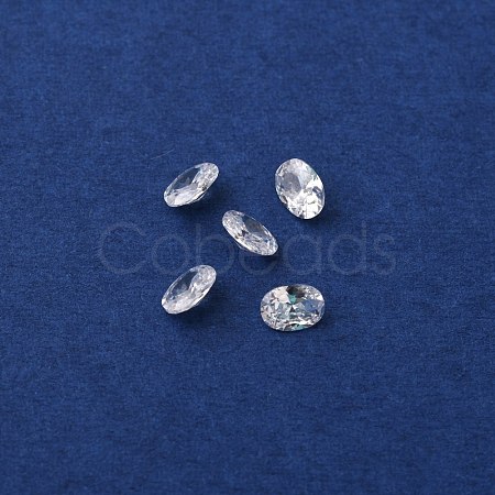 Oval-Shaped Cubic Zirconia Cabochons ZIRC-TAC0004-01A-1