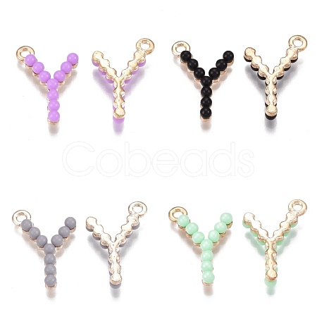 Acrylic Pendants PALLOY-T056-70-Y-1