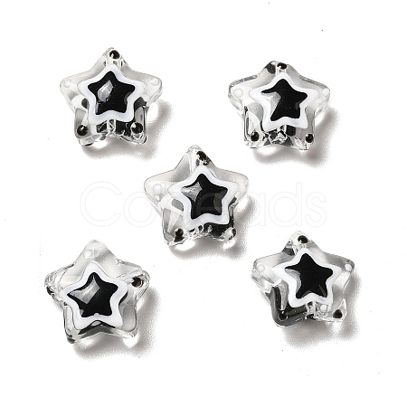 Glass with Enamel Beads LAMP-M011-01C-1