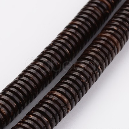 Natural Coconut Bead Strands BSHE-P021-23-7mm-1