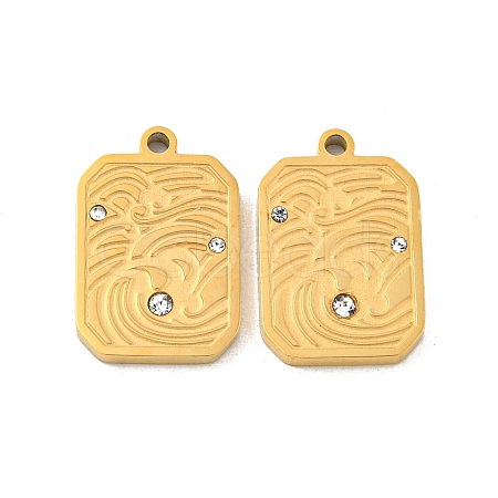Ion Plating(IP) 304 Stainless Steel Pendants STAS-S135-11G-1