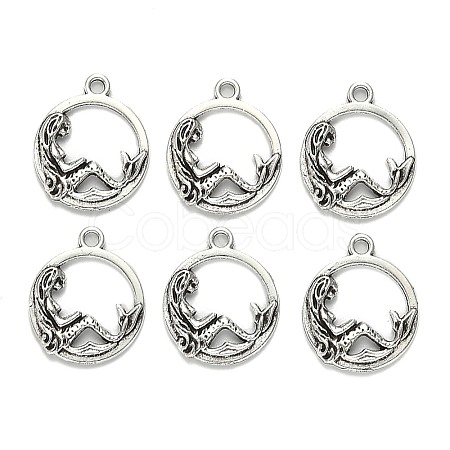 Tibetan Style Alloy Pendants PALLOY-K110-21AS-NR-1