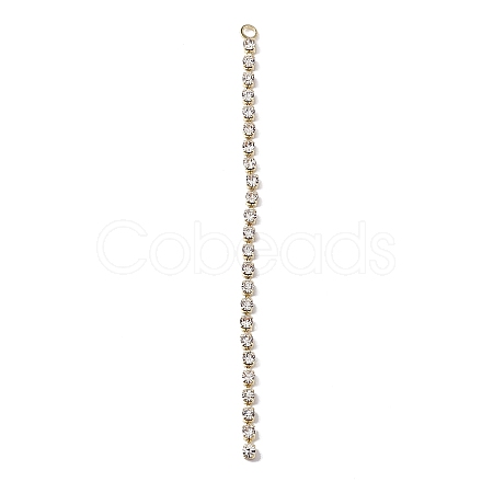 Brass Crystal Rhinestone Cup Chain Big Pendants KK-A167-03KCG-1