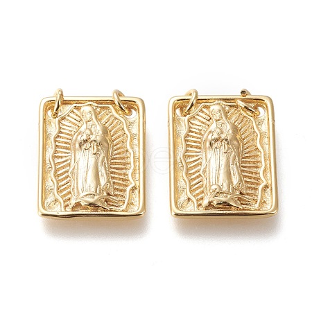 Brass Pendants KK-M209-07G-1