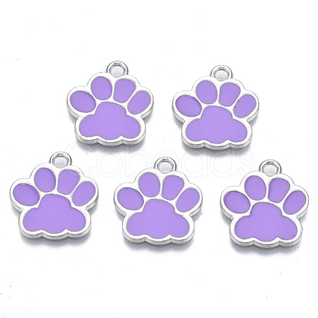 Alloy Enamel Pendants ENAM-T016-22P-D-RS-1
