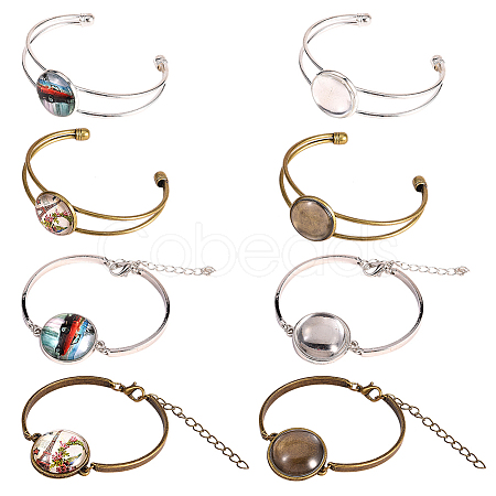 DIY Brass Bangle Makings DIY-SC0007-50-1