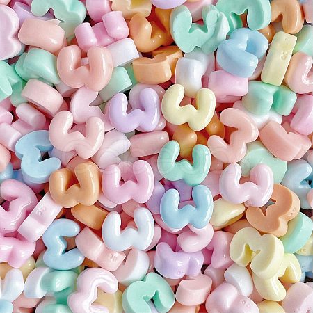 Opaque Resin Decoden Cabochons CRES-M033-01W-1