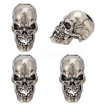 4Pcs Brass Beads KK-PH0013-27AS-1