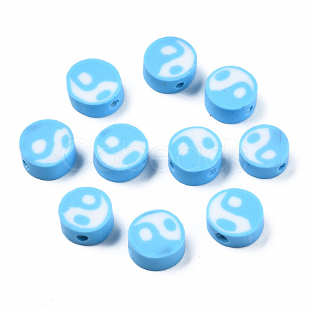 Handmade Polymer Clay Beads CLAY-T016-65G-1