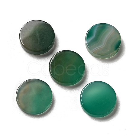 Natural Green Onyx Agate Cabochons G-A213-03A-1