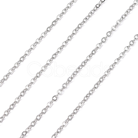 Tarnish Resistant 304 Stainless Steel Cable Chains CHS-Q001-14-1