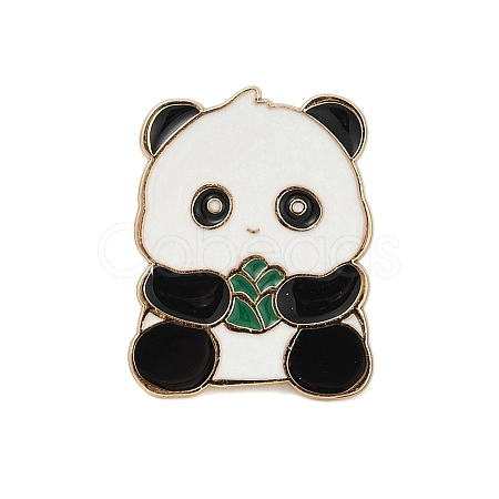 Panda Theme Enamel Pins JEWB-J006-02B-KCG-1