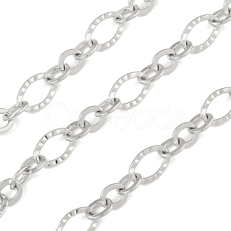 304 Stainless Steel Link Chains CHS-G052-02P-1