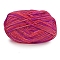 5-Ply Milk Cotton Knitting Yarn, Amigurumi Yarn, Crochet Yarn, for Sweater Hat Socks Baby Blankets, Segment Dyed, Medium Violet Red, 2.5mm, about 114.83 Yards(105m)/Skein