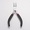 5 inch Carbon Steel Round Nose Pliers, Polishing, Platinum, 12.5cm