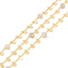 Natural White Labradorite Column Beaded Chains CHC-K012-02G-03-1
