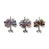 Natural Mixed Gemstone Chip Big Pendants G-F763-06P-1