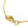 304 Stainless Steel Micro Pave Cubic Zirconia Pendant Necklaces NJEW-H017-01G-T-3