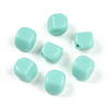Opaque Acrylic Beads SACR-T017-36B-1