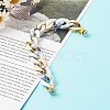 Acrylic & CCB Plastic Curb Chain Phone Case Chain HJEW-JM00485-06-4