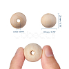 Unfinished Wood Beads X-WOOD-S651-20mm-LF-2