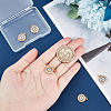 Brass Micro Pave Cubic Zirconia Pendants KK-BBC0003-39-3