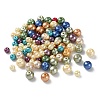 Eco-Friendly Dyed Glass Pearl Round Bead Strands HY-X0006-4-6mm-4
