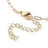 304 Stainless Steel Paperclip Chains Bracelet for Women BJEW-JB08325-5