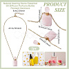 1Pc Natural Rose Quartz Perfume Bottle Necklaces NJEW-PH0001-37B-03-2
