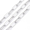 Non-Tarnish 3.28 Feet 304 Stainless Steel Paperclip Chains X-CHS-F011-01A--P-2