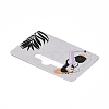 Rectangle Paper One Pair Earring Display Cards with Hanging Hole CDIS-C004-04E-4